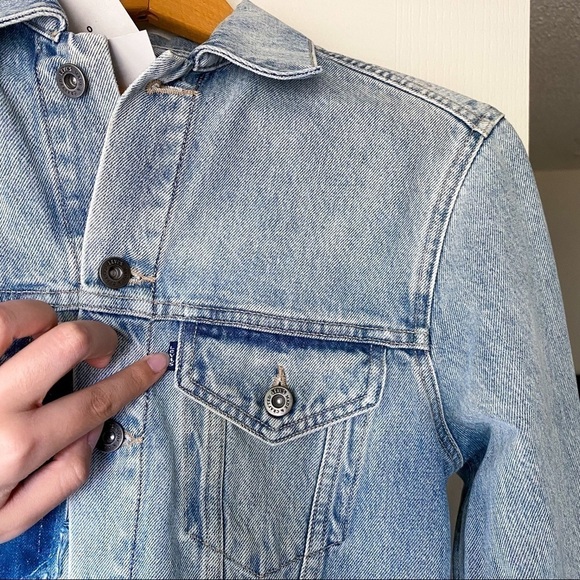 Levi’s BF Patched Trucker Jacket XS - Picture 4 of 9